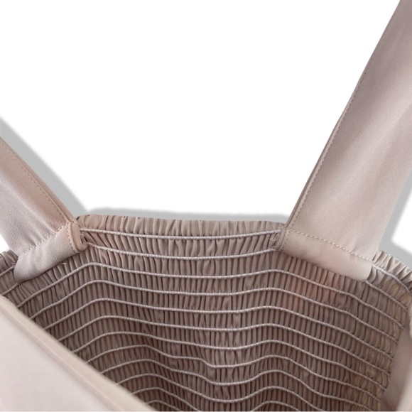 Show me your MUMU | Claire Midi Dress | Soft Beige Chiffon | Size Small S - Picture 11 of 16